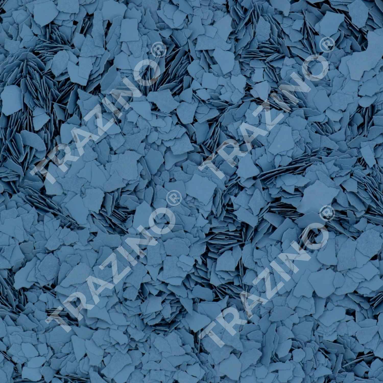Trazino® Farbchips in Brillantblau zum Einstreuen für Beschichtungen Trazino® Farbchips in Brillantblau zum Einstreuen für Beschichtungen